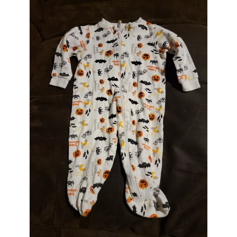 Faded glory happy Halloween‎ sleeper one piece size 3 6 months